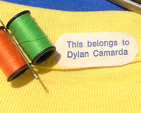 Wide Sew-On Clothing Name Labels