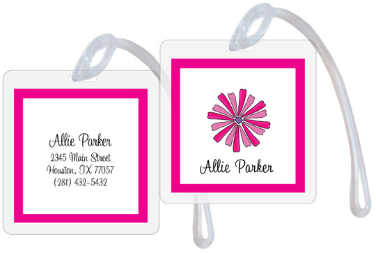 Just Daisy ID Bag Tags