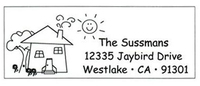 Our House Address Labels