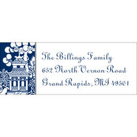 Chinoiserie Return Address Labels