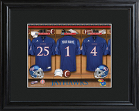 Kansas Jayhawks Football Locker Room Photo