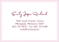 Perfectly Pink Calling Cards