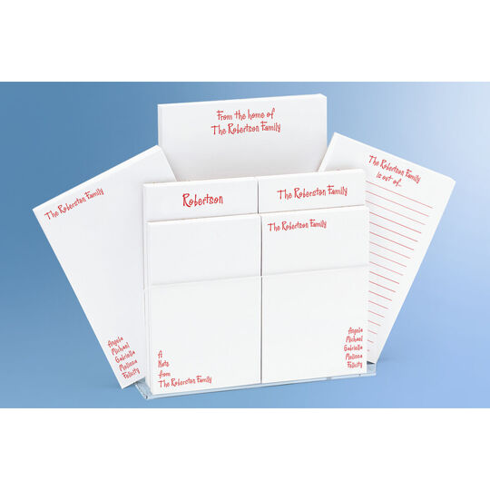 Family Notepad Set