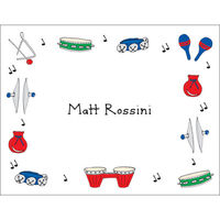 Music Fun Foldover Note Cards