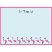 Flamingos Flat Note Cards