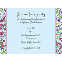 Wild Flowers Party Invitations