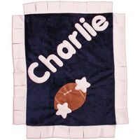 Personalized Football Car Seat Blanket