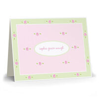Sweetheart Roses Folded Note Cards