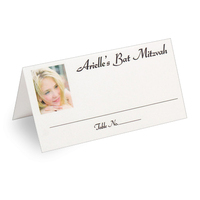 Mitzvah Photo Personalized Placecards