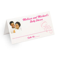 Baby Shower Photo Personalized Placecards