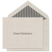 Union Gray Folded Note Cards