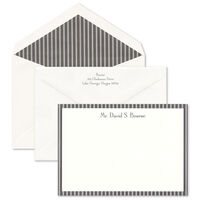 White and Grey Pinstriped Jumbo Notes