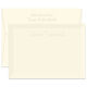 Triple Thick Constance Flat Note Cards - Embossed Image 1 of 3