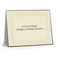 Elegant Melbourne Folded Note Cards - Raised Ink Image 1 of 3