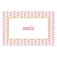 Bright Vine Green & Pink Placemats
