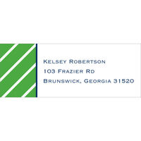 Kelly Kent Stripe Return Address Labels