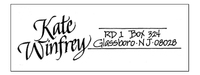 Chancery Calligraphy Return Address Labels