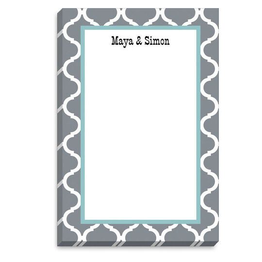 Gray Ann Tile Notepad