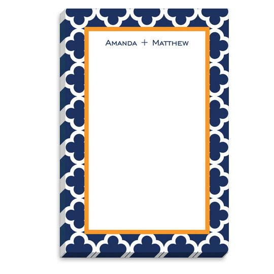 Navy Bristol Tile Notepad