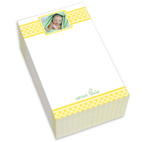 Yellow Weave Photo Chunky Notepads