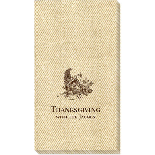 Jute Design Your Own Caspari Paper Linen Like Guest Towels