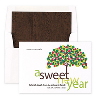 A Sweet New Year Jewish New Year Cards