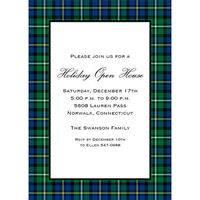 Black Watch Plaid Invitations