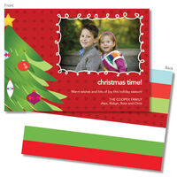 Joyful Christmas Tree Holiday Photo Cards