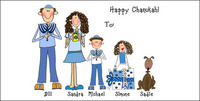 Custom Chanukah Family Gift Stickers