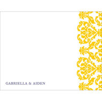 Damask Flat Note Cards