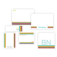 Sprightly Chevron Post-it® Notes Ensemble