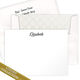 Luxury Elizabeth Flat Note Card Collection - Raised Ink Image 1 of 4