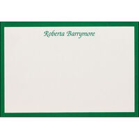 Hunter Bordered Correspondence Cards