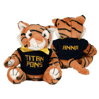 Plush Stuffed Tiger with Personalized Sweater