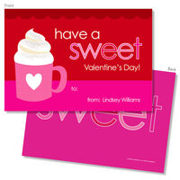 A Cup of Sweetness Valentine Exchange Cards