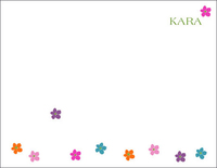 Bright Little Flowers Flat Note Cards