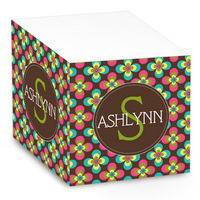 Retro Mod Sticky Note Cube