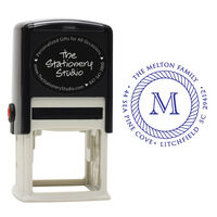 Center Initial Self-Inking Stamp