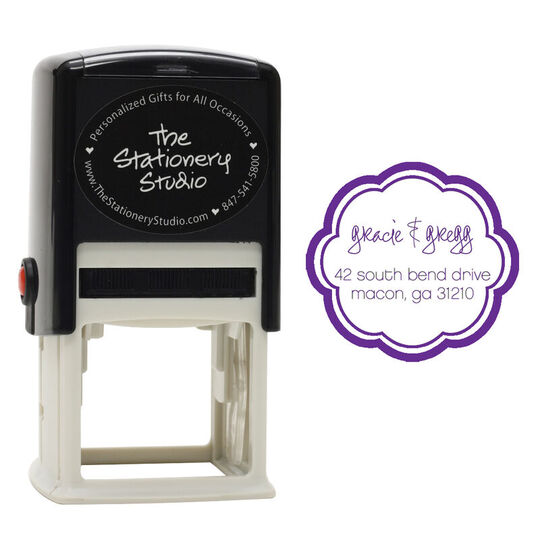 Personalized Medallion Seal Self-Inking Stamper