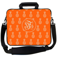 Orange Pineapple Laptop Bag