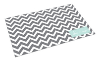 Grey Zig Zag Paper Placemats