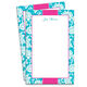 White Floral on Blue and Hot Pink Notepads Image 1 of 2