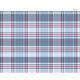 Blue Plaid Folded Note Cards Image 2 of 3