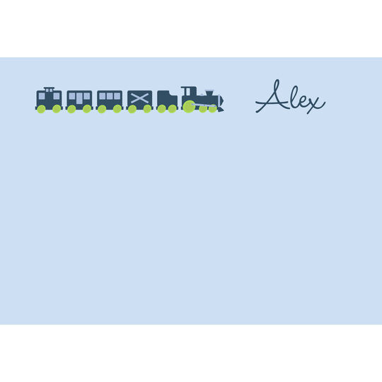 Choo Choo Train Flat Note Cards