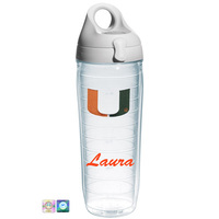 University of Miami Personalized Water Bottle
