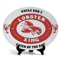 Oval Lobster Ceramic Platter