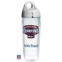 New York Giants Superbowl Personalized Water Bottle