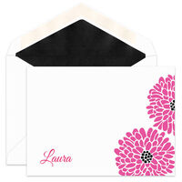 Zinnia Bouquet Flat Note Cards