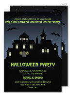Halloween House Invitations