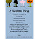 Halloween Costume Party on Blue Invitations Image 1 of 3
